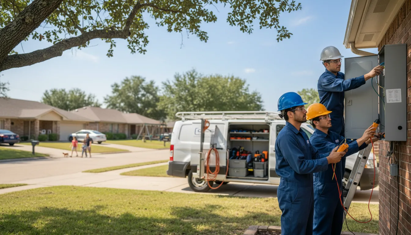 Certified electrician providing emergency electrical services in Eden, GA